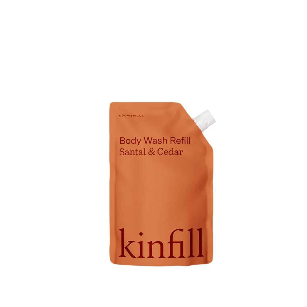 240221_Bodycare-refill_BW_santal_1024x1024 Rezervă gel de duș Santal & Cedar Kinfill - imagine 1